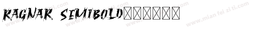 Ragnar SemiBold字体转换